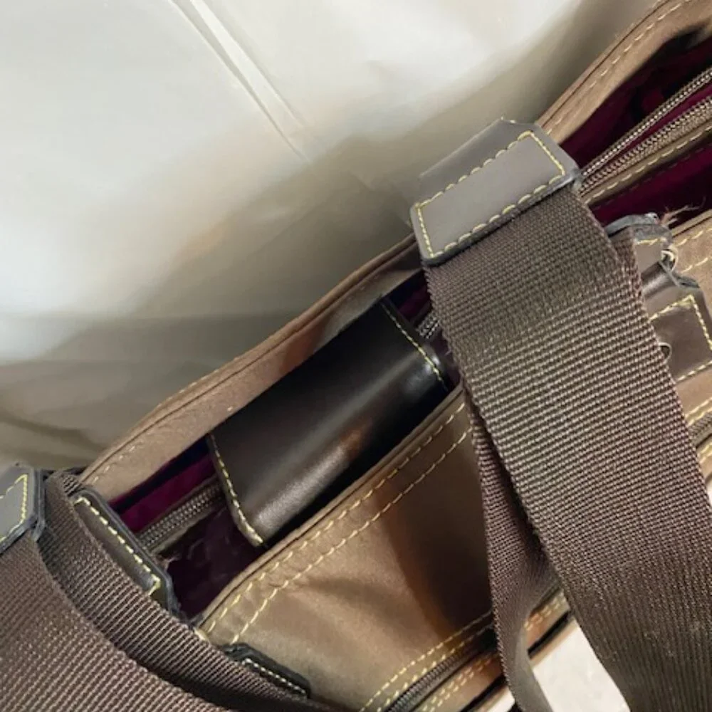 Brown Computer Bag/Office Bag - Picture 3 of 7